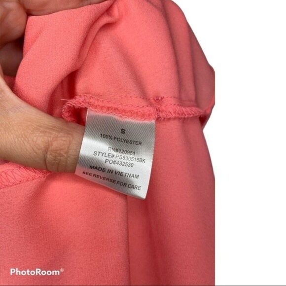 Pink Rose Juniors Dress Pink Sleeveless Halter Size Small - Picture 5 of 5